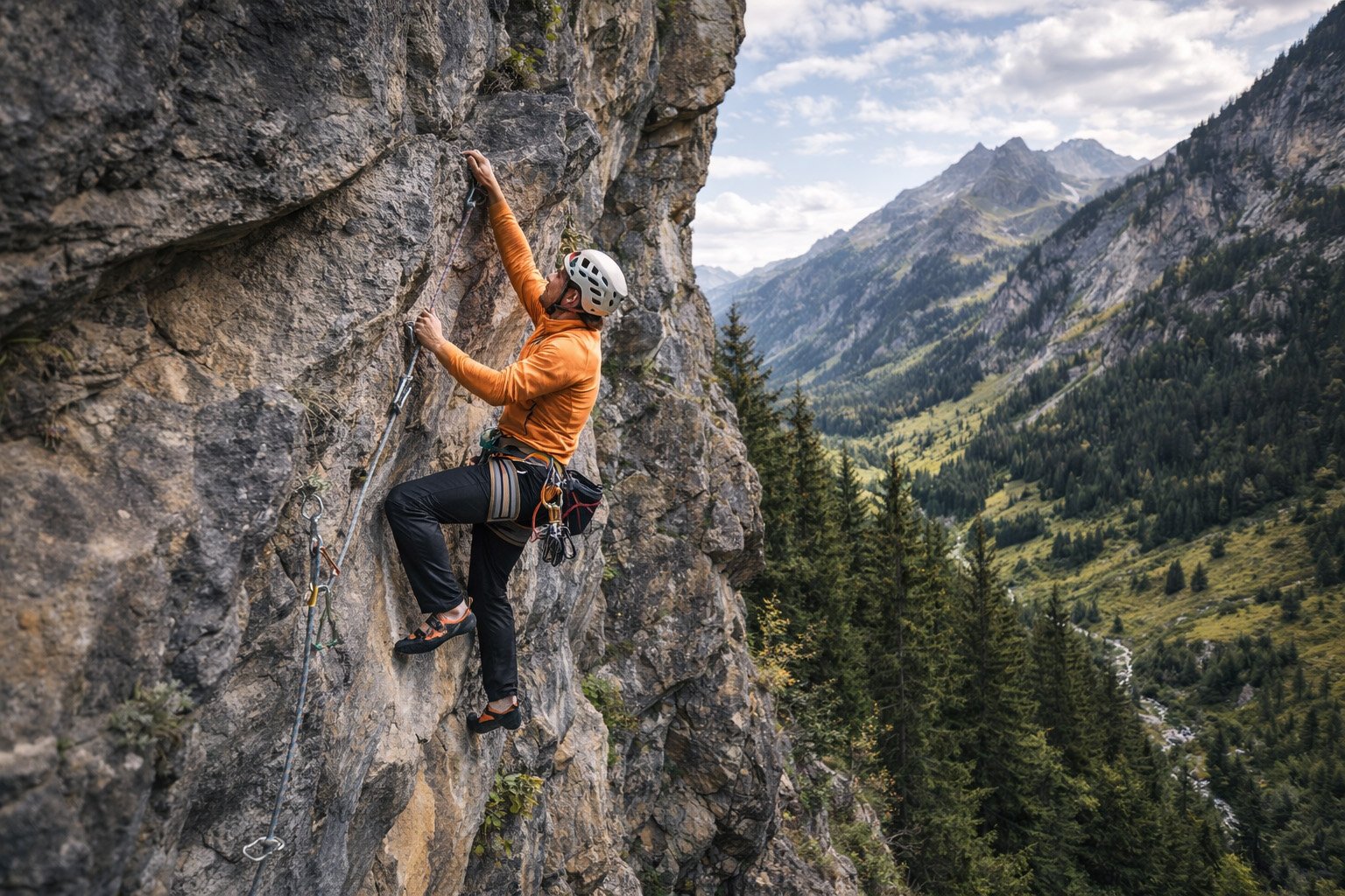 Escalade sur les rochers de la Vanoise