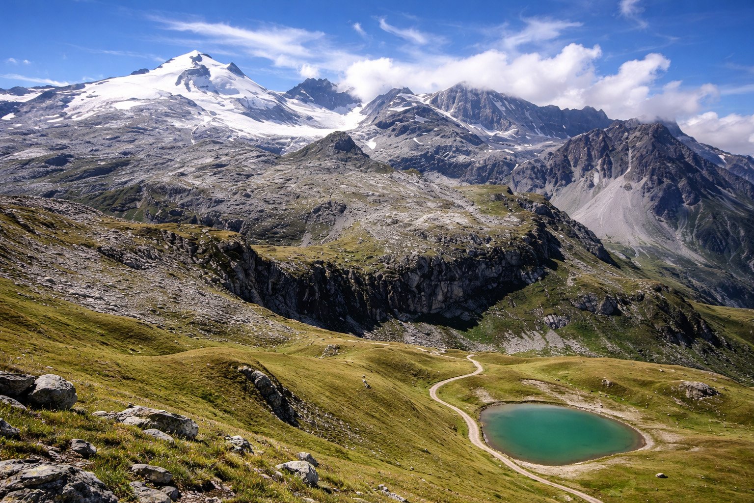 Grande Motte depuis Tignes
