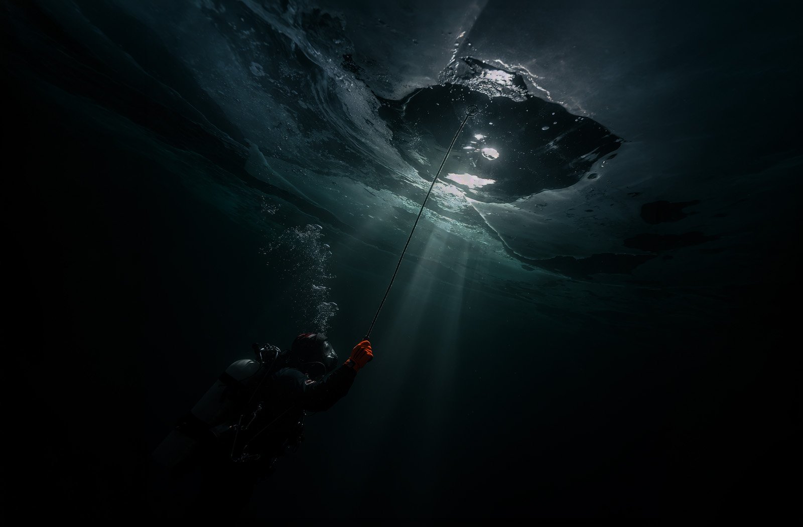 Après plongée sous glace Val Cenis