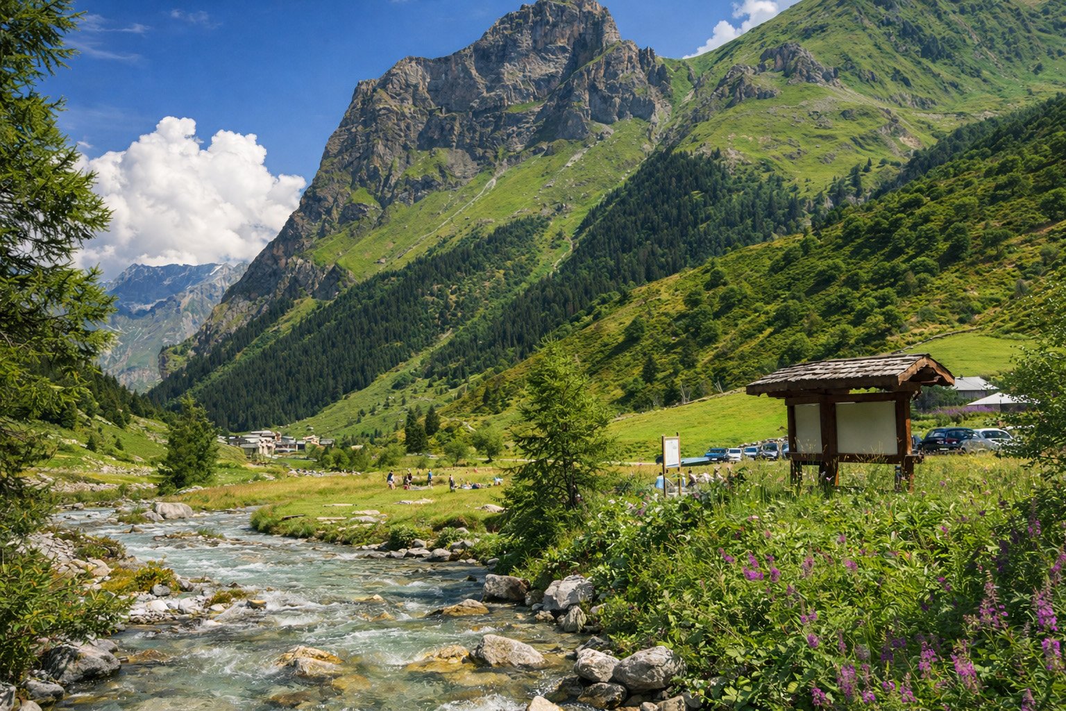 Randonnée lac des Vaches Pralognan Vanoise