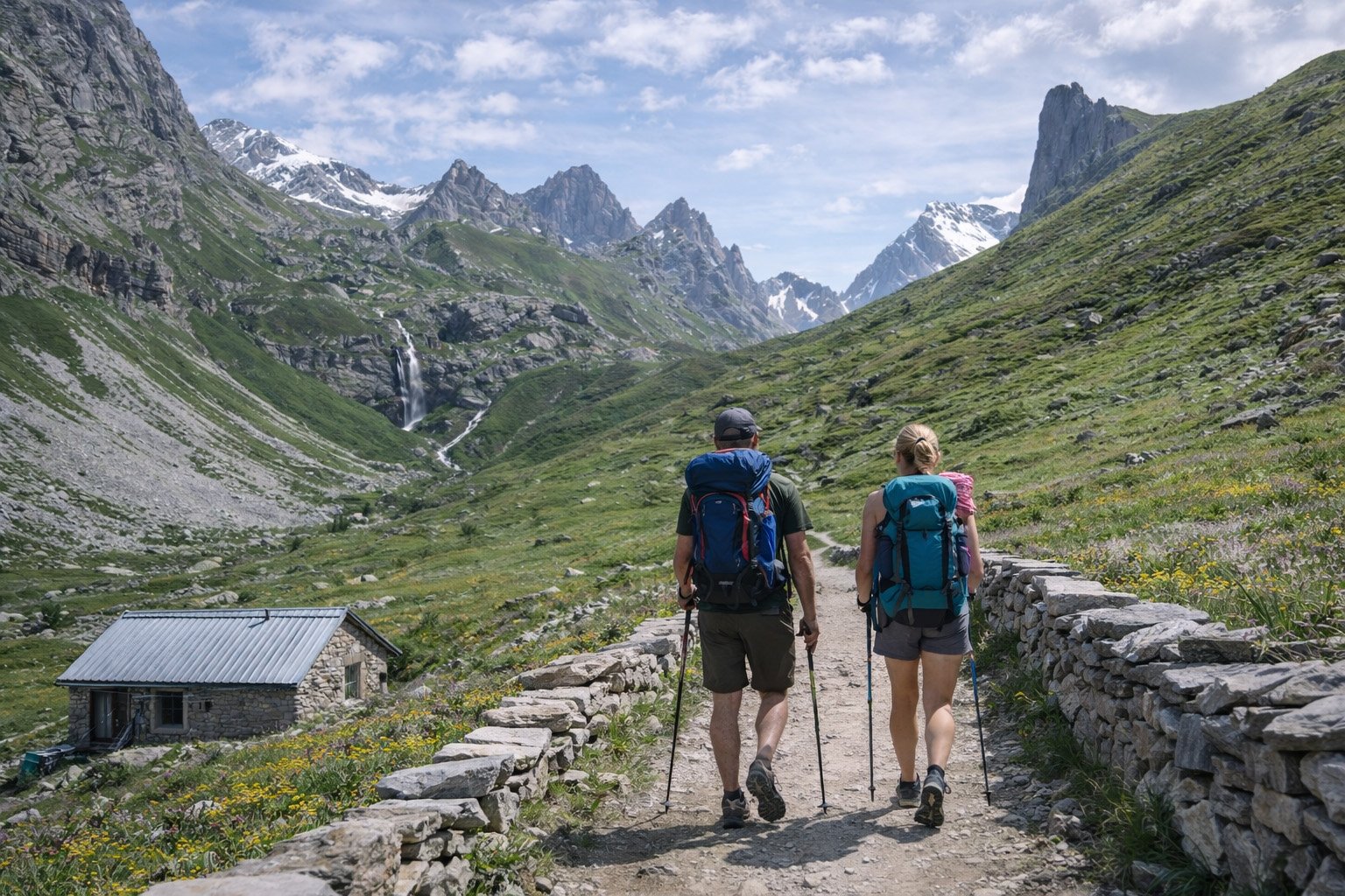 Randonnée en été dans le Parc de la Vanoise